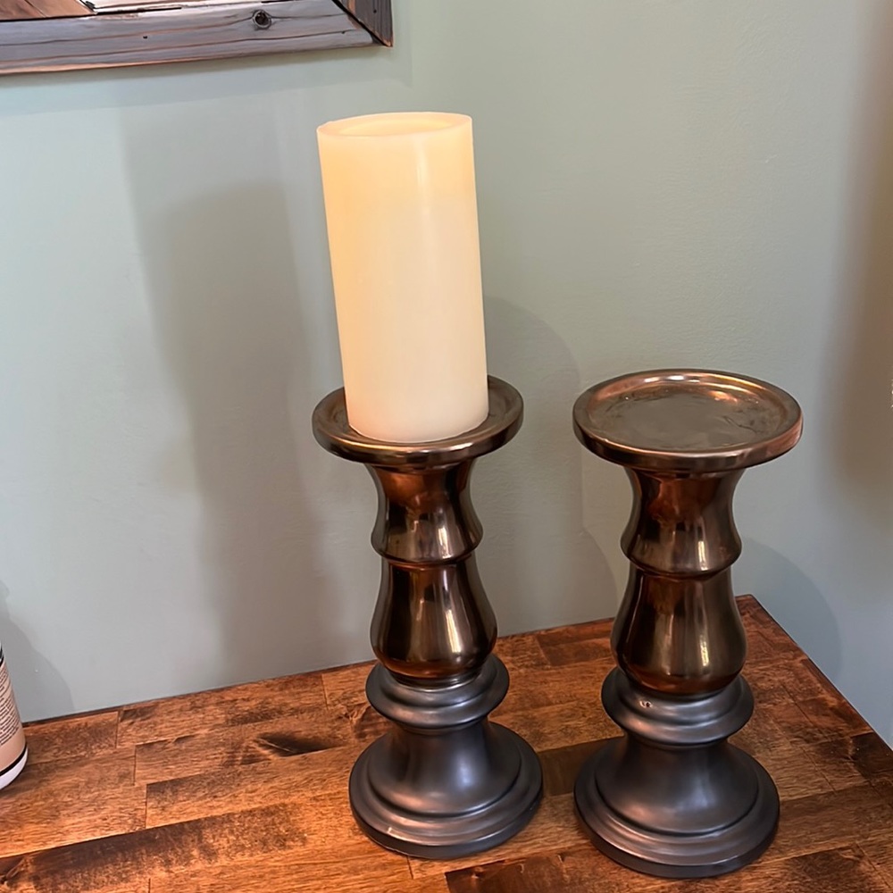 COPY - Bronze candle holders